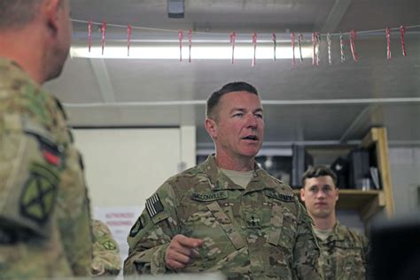 Major General James MCConville Visits FOB Lightning on Christmas Day ...