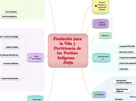 Fundaci N Para La Vida Y Perviv Mindmap Voorbeeld