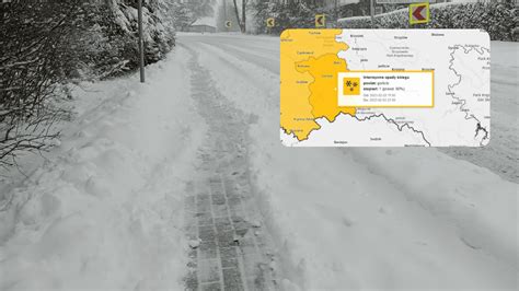 Jutro mocniej sypnie śniegiem Wydano ostrzeżenie meteorologiczne