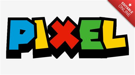 Pixel | Super Mario | Text Effect Generator