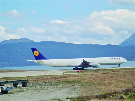 Lufthansa realizó un vuelo chárter directo a Ushuaia Diario El Sureño