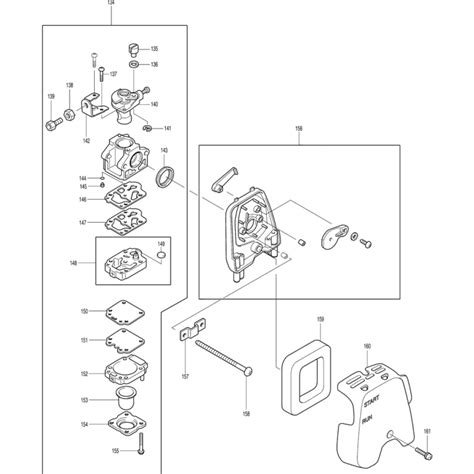 Carburetor Assembly For Makita Rbc Brushcutters L S Engineers