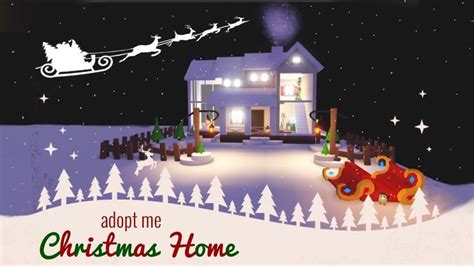 Adopt Me Christmas House Adopt Me Glitch Build Adopt Me House Tour