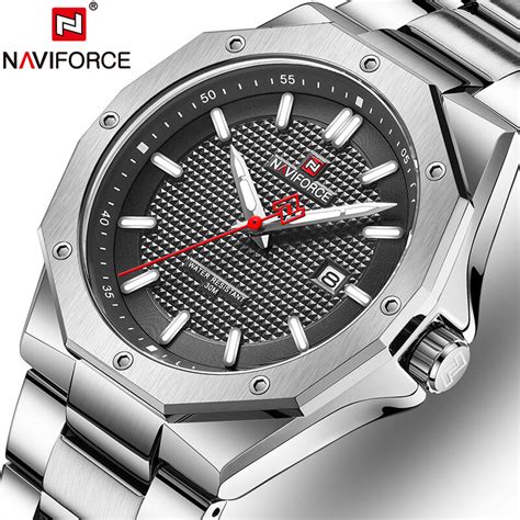 Buy Naviforce Nf Black Silver Watch Online At Best Price In Nepal