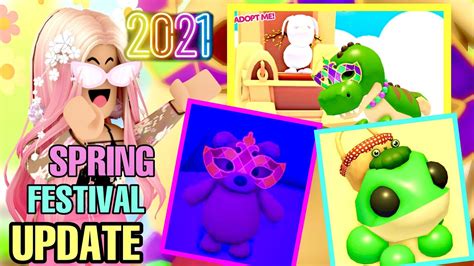 La Nouvelle Update Spring Festival Arrive Dans Adopt Me Mise à Jour Du Printemps Roblox Youtube