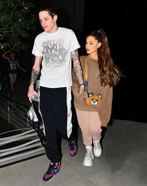 Ariana Grande and Pete Davidson Hold Hands as They Head Out for Late