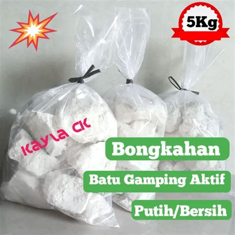 Batu Gamping Kapur Sirih Aktif 5 Kg Lazada Indonesia