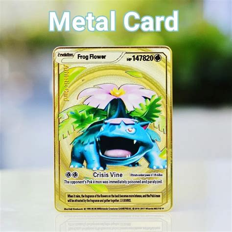 Pok Mon Metall Karte Metall Pokemon Buchstaben Vmax Pikachu Charizard