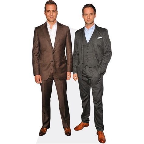 Patrick J Adams And Gabriel Macht Duo 2 Mini Pappaufsteller