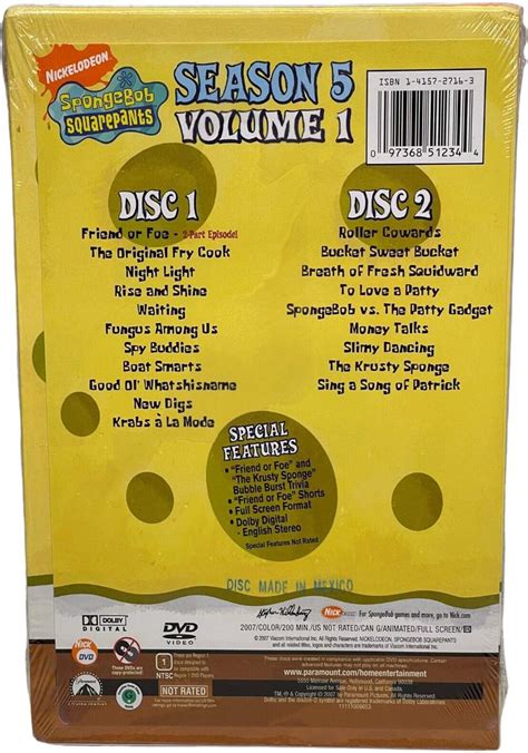 Season 5 Volume 1 Encyclopedia Spongebobia Fandom Powered By Wikia