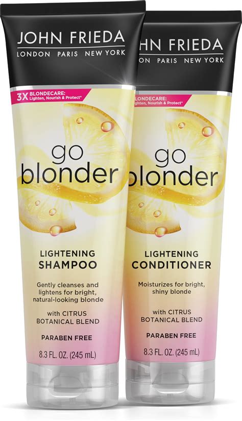 Amazon John Frieda Sheer Blonde Go Blonder Shampoo And