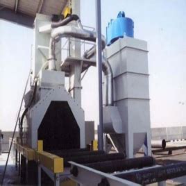 Booth Type Single Door Color Coated Automatic Shot Blasting Machine