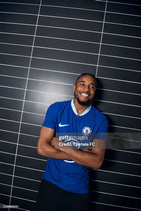 Christopher Nkunku During His Unveiling For Chelsea At Chelsea News