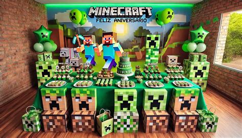 Ideias Incríveis para Festa de Aniversário com Tema Minecraft
