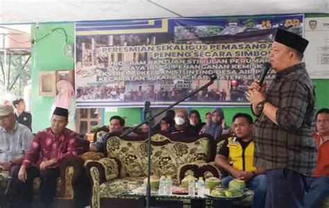 Bupati Erwin Resmikan 60 Rumah Program BSPS Sinar Fakta