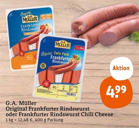 G A M Ller Original Frankfurter Rindswurst Oder Frankfurter Rindswurst