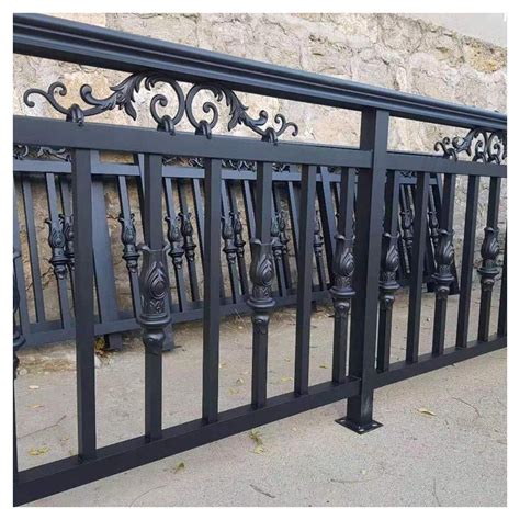 Prima Classic Design Prefab Metal Stair Railing Antique Wrought Iron