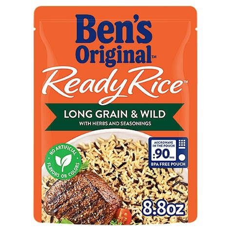 BEN'S ORIGINAL™ READY RICE™, Long Grain & Wild, 8.8 oz. pouch