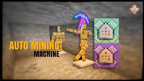 Auto Mining Machine Command Block Bedrock Youtube