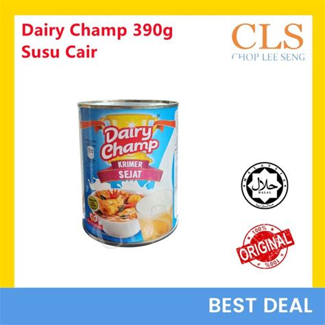 Cls Dairy Champ Susu Cair Evaporated Creamer 390g Lazada