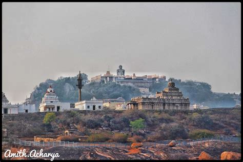 World's largest monolithic statue - The Gomateshwara Bahubali statue at ...