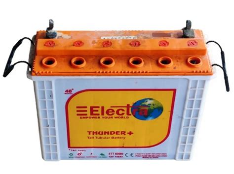 Electra Thunder Plus ET 60000 Tall Tubular Battery At Rs 12800 Tall