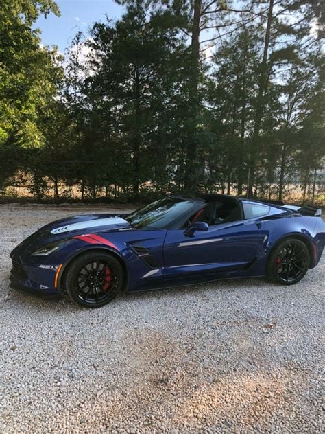 2017 Chevrolet Corvette blue 2017 Chevy Corvette Grand Sport 2000 miles -- Antique Price Guide ...