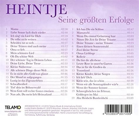 Seine Grössten Erfolge Heint Je CD album Muziek bol