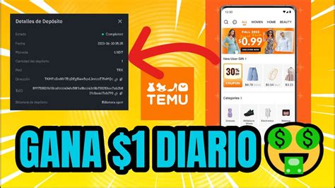 GANA 1 DIARIO CON TEMU Como Ganar Dinero Con TEMU YouTube