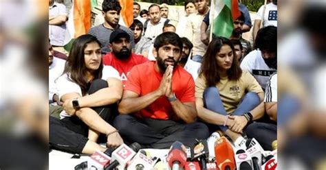 Brij Bhushan Singh Touched Two Female Wrestlers Breast Complaints To