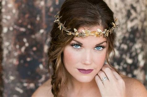 Gold Leaf Bridal Crown Greek Laurel Leaves Headpiece Gold Circlet