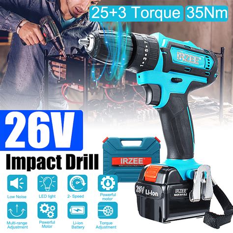 New V Impact Drill Cordless Electric Drill Stage Lithium Power