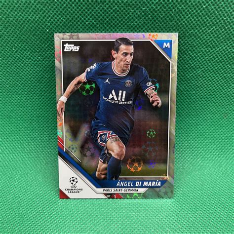 Angel Di Maria Topps Uefa Champions League Starball Foil Psg