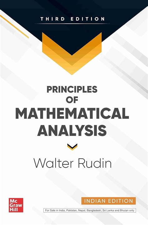 PRINCIPLES OF MATHEMATICAL ANALYSIS 3RD EDITION Walter Rudin