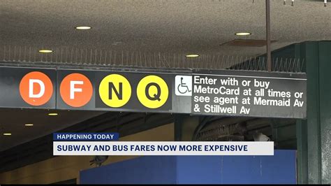 MTA subway, bus fare hike officially goes into effect