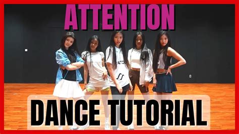 NEW JEANS ATTENTION Dance Practice Mirror Tutorial SLOWED YouTube