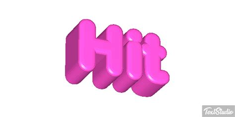 Hit Word Animated GIF Logo Designs