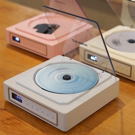 Stilvolle Tragbare Cd Player Bluetooth Wiederaufladbare Audiophile