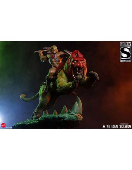 Comprar Masters Of The Universe Estatua He Man And Battle Cat Classic