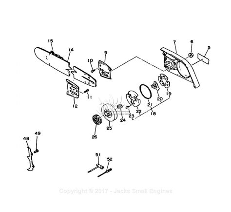 Echo Cs Parts Diagram For Clutch Cutting Attch