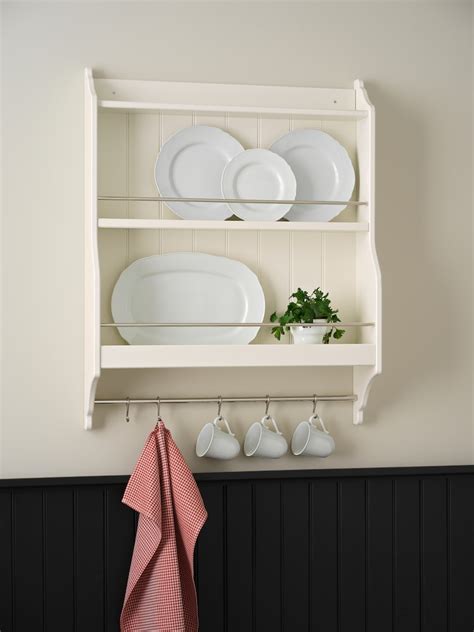 A Picturesque Plate Shelf For Your Rustic Kitchen Ikea