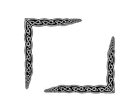 Celtic Knot Border Corner