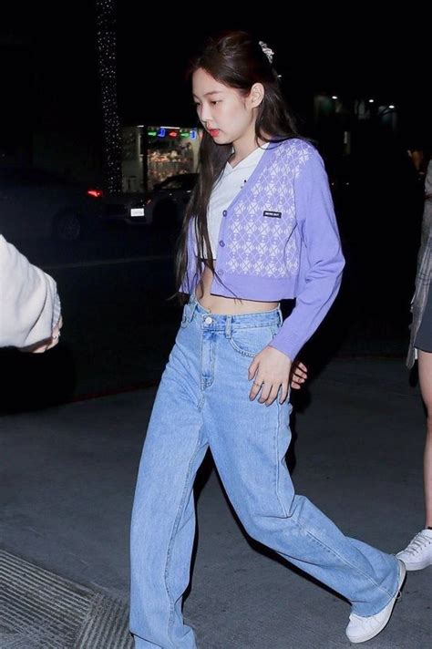 Lilac Cardigan Jennie Blackpink K Fashion At Fashionchingu