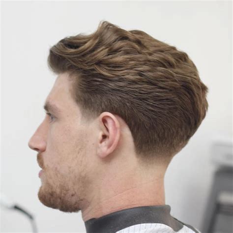 taper fade  long hair
