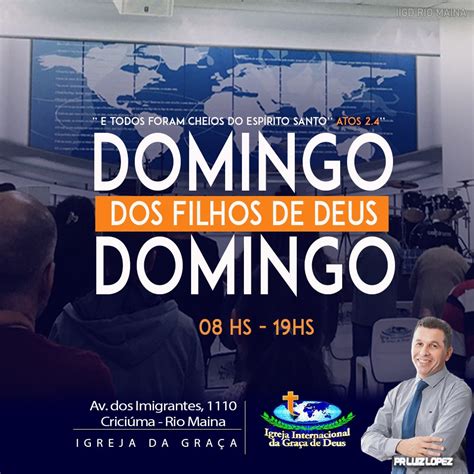 Pr Luiz Lopez Domingo Dos Filhos De Deus