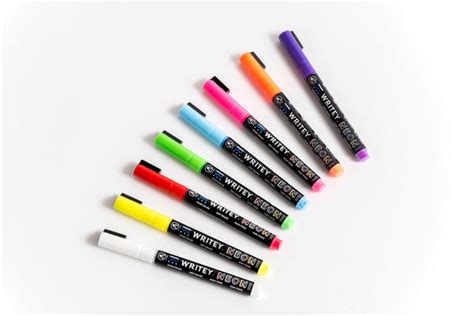 Neon Wet Erase Markers Neon Liquid Chalk Markers Writeyboard