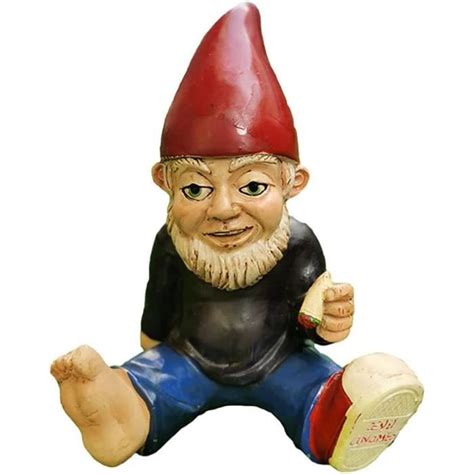 Nain De Jardin Statue Résine Gnome Figurine Jour Gnome Nain Ornement