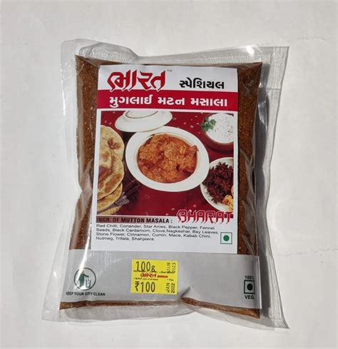 G Bharat Special Mughlai Mutton Masala Packaging Size Gm At Rs