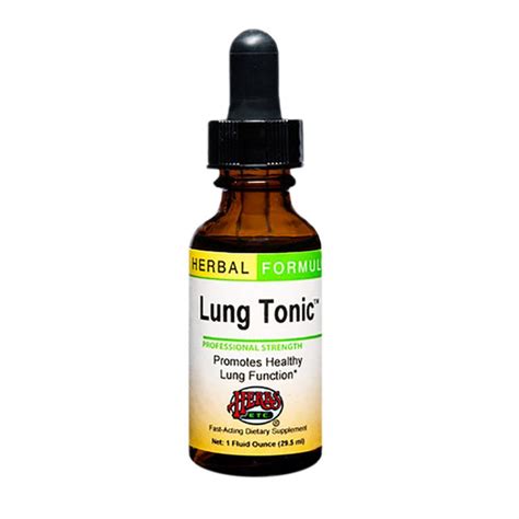 Evergreen Nutrition Lung Tonic Liquid 1 Fl Oz Evergreen Nutrition