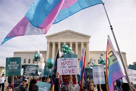 Supreme Court Hears Arguments In Website Designer Same Sex Marriage Case